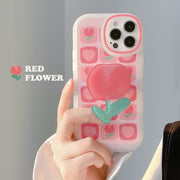 Summer Tulips for iPhone 13 Cases Precise Hole Position PVC Mobile Phone Soft Case