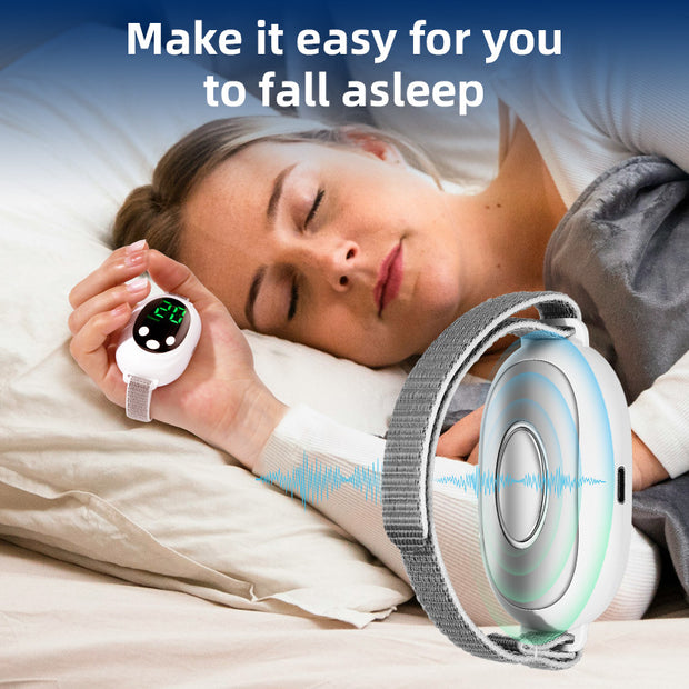 Portable Pulse Sleep Aid Relieves Insomnia Helps Fall Asleep Fast Handheld Sleeper